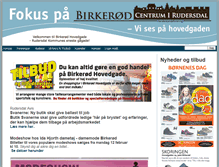 Tablet Screenshot of birkeroedbutikkerne.dk